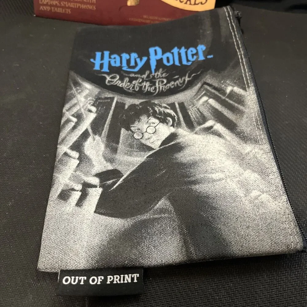 Out of Print Harry Potter and the Order of the Phoenix Zip Pouch + Gadget Decals